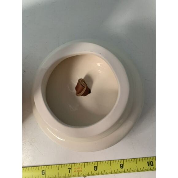 Mud Pie Bistro Cookie Jar 2017 White w/ Brown Leather 9” Tall New NWT - Picture 8 of 14